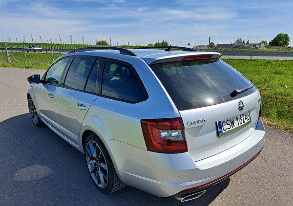 Skoda Octavia cena 72500 przebieg: 195000, rok produkcji 2017 z Lipiany małe 407